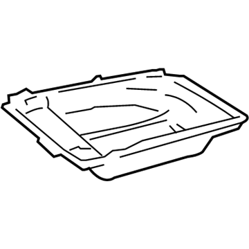 Lexus 64723-50020-C0 Cover, Luggage Compartment Trim, Inner Lower