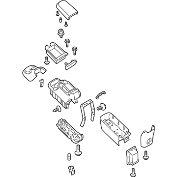 Toyota 58820-0C010-B0 Console Assembly