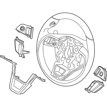 Ford LJ7Z-3600-BA WHEEL ASY - STEERING