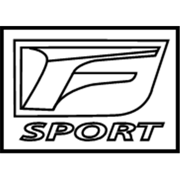 Lexus 75361-30291 Front Fender Name Plate, No.1