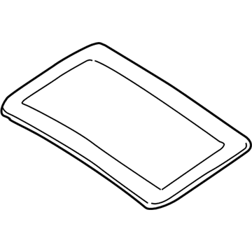 BMW 54-13-8-223-191 Sliding Lifting Roof Glass Cover