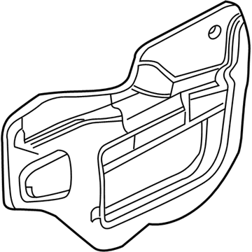 GM 10380108 Deflector-Front Side Door Water