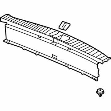 Acura 84640-TYA-A01ZA Lining, Rear (Deep Black)