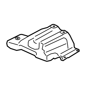 BMW 51-48-8-060-069 TUNNEL HEAT INSULATOR