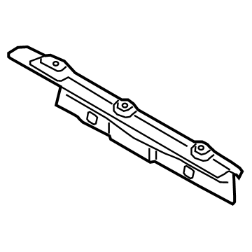 BMW 51-48-7-340-836 Heat Insulation, Rear Silencer, Rear