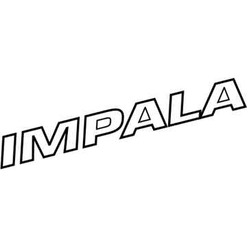 GM 15885696 Nameplate