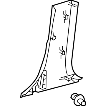 Lexus 62413-33110-A0 GARNISH, Center Pillar