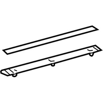 Lexus 67911-33110 Plate, Front Door Scuff