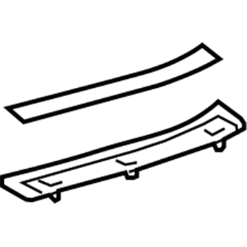 Lexus 67915-33100 Plate, Rear Door Scuff