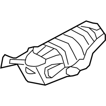 Kia 287912G000 Panel-Heat Protector