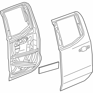 GM 84691737 Door Shell