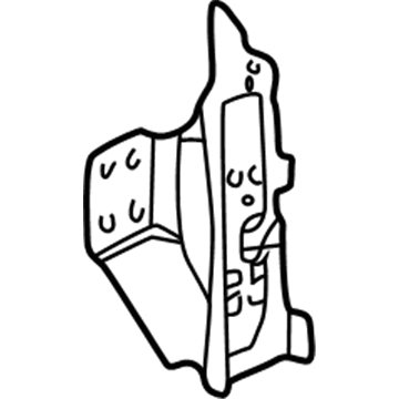 Honda 60413-S84-A00ZZ Stay, Right Front Bulkhead Side