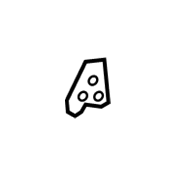 Lexus 72569-60060 Plate, Seat Back Stopper