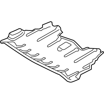 BMW 51-75-7-180-632 Engine Compartment Shielding, Front
