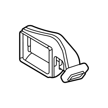 Toyota G92HA-62010 DUCT, CONVERTER COOL