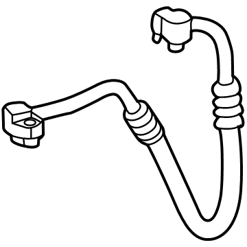 BMW 64-53-9-461-721 PRESSURE HOSE ASSY COMPRESSO