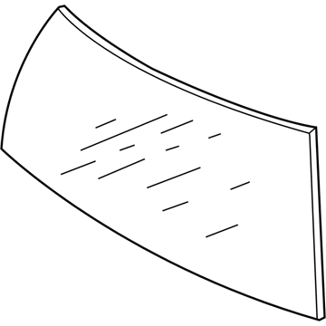 Ford AL1Z-78422A12-A Lift Gate Glass