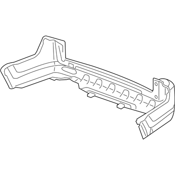 Honda 04715-S9A-A81ZZ Face, Rear Bumper (Dot)