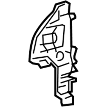 Lexus 53294-0E070 DEFLECTOR, Radiator