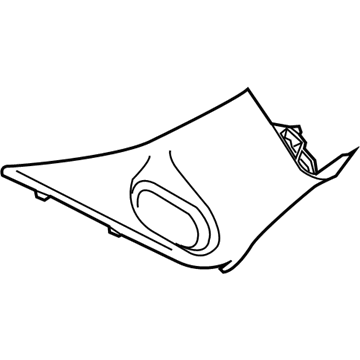 BMW 51-43-7-408-001 Cover, Column A Left