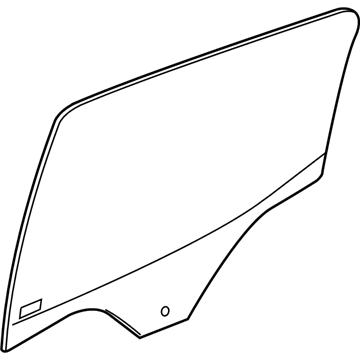GM 84516124 Door Glass