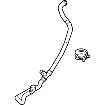 BMW 64-21-9-398-803 COOLANT HOSE, RETURN