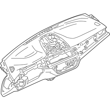 BMW 51-45-8-074-927 INSTRUMENT PANEL LEATHER
