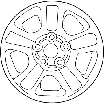Ford 6E6Z-1007-A Wheel, Alloy