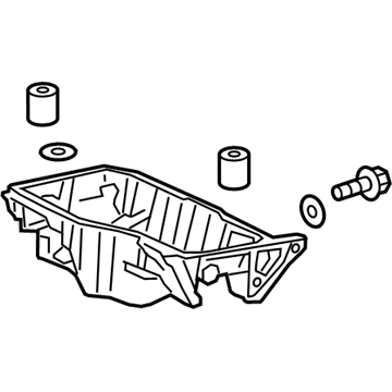 Honda 11200-5LA-A00 Pan Assembly, Oil