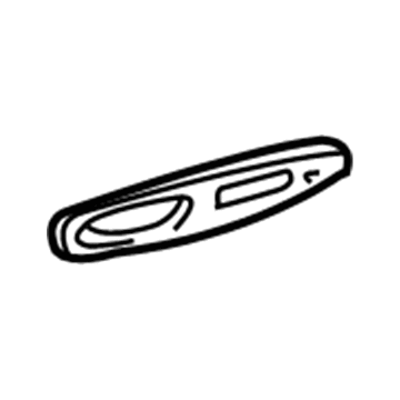 Toyota 83911-0C040 Control Bezel Trim Plate