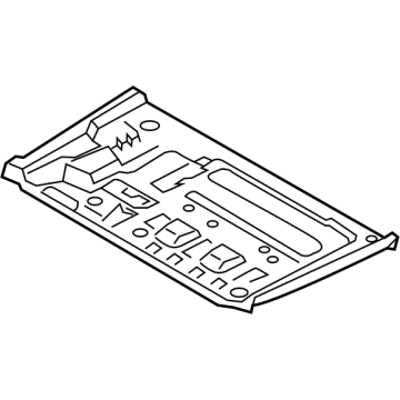 BMW 41-00-7-493-923 Luggage-Compartment Floor, Rear