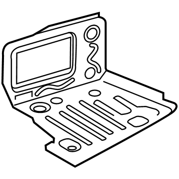 BMW 41-00-7-493-913 Trunk Floor Left