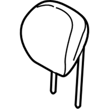 Hyundai 88700-B1000-PPR Headrest Assembly-Front Seat