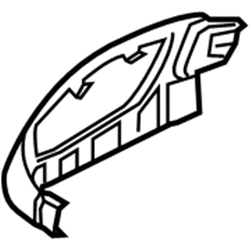 Hyundai 88272-B1000-RRY Cover-Shield Front Seat, RH