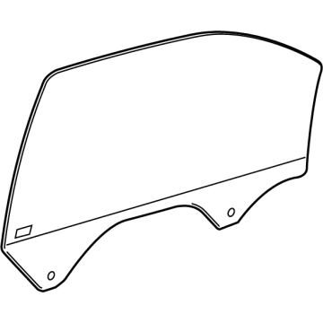 GM 84470750 Door Glass
