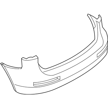 Infiniti HEM22-5UB0H Rear Bumper Cover