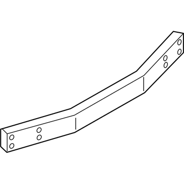 Infiniti 85030-1BA0A Reinforce-Inner Rear Bumper Center