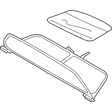BMW 54-34-7-151-856 Wind Deflector