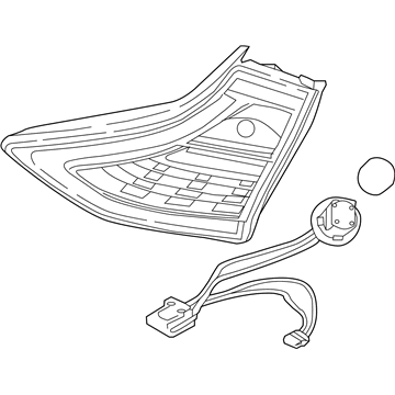 Hyundai 92404-G7050 Lamp Assembly-Rear Combination Inside, RH
