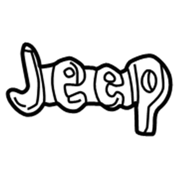 Mopar 55157088AC Nameplate