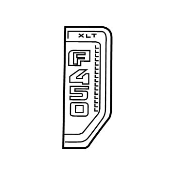 Ford HC3Z-16720-BE Nameplate