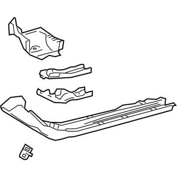 Toyota 57023-F4010 Rear Sidemember