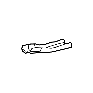 Toyota 57147-47010 Rear Rail Reinforcement Plate