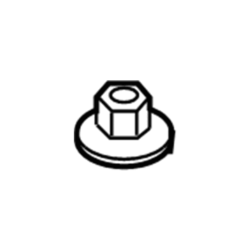 BMW 51-16-1-943-122 Plastic Cap Nut With Washer
