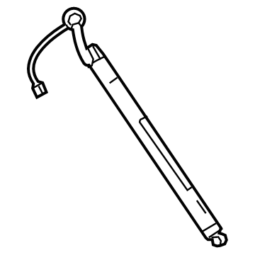 Nissan 90451-9UH0A STAY ASSY - BACK DOOR, LH