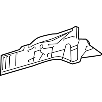 Lexus 57115-30060 Plate, Front Side Member, Outer RH