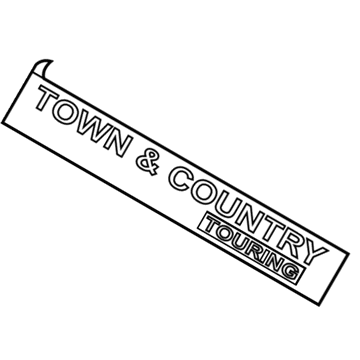 Mopar 5113423AC Nameplate