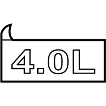 Mopar 55157216AB Nameplate