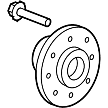 Honda 44600-SLN-A00 Hub Assembly, Front