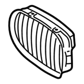 BMW 51-13-8-159-316 Grille Right